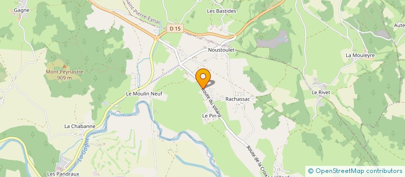 localisation de l'entreprise AGRISO43 à SAINT-GERMAIN-LAPRADE