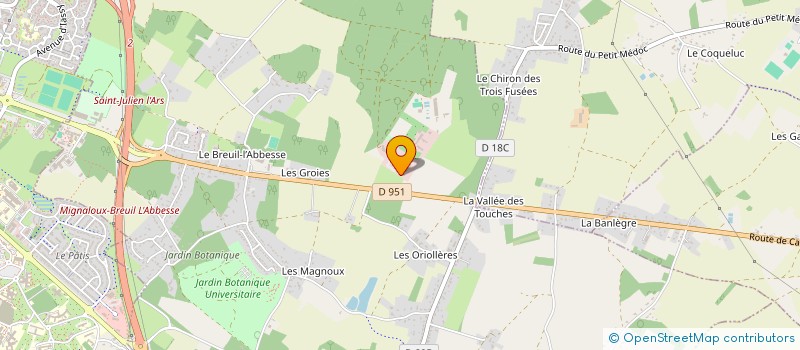 localisation de l'entreprise AGRISOLEIL 2023  MIGNALOUX-BEAUVOIR