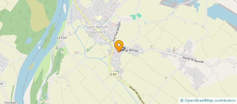 localisation de l'entreprise AGRISTB à SAINT-BENOIT-SUR-LOIRE