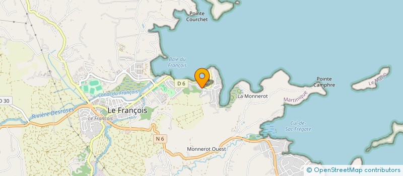 localisation de l'entreprise AGRISUD'ESPERANCE à LE FRANCOIS