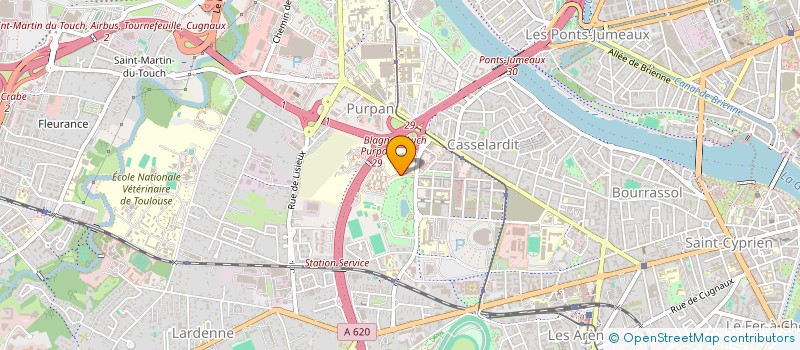 localisation de l'entreprise AGRISYS à TOULOUSE