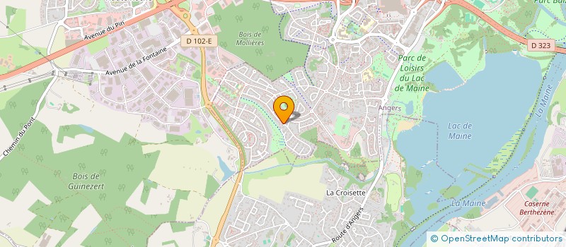 localisation de l'entreprise AGRITA FRANCE à ANGERS