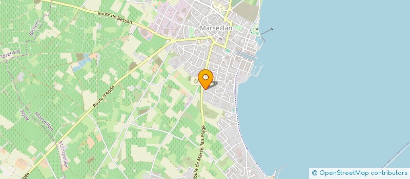 localisation de l'entreprise AGRITHAU à MARSEILLAN