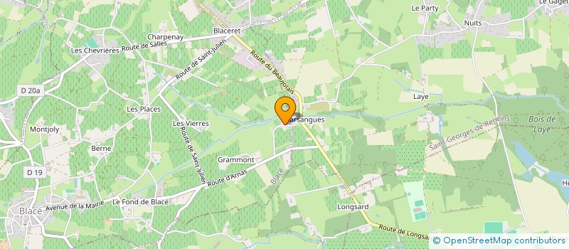 localisation de l'entreprise AGRITRANS  BLACE