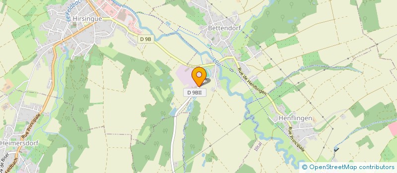 localisation de l'entreprise AGRIVALOR BERGHEIM à HIRSINGUE