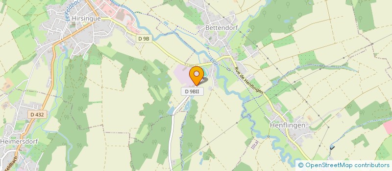 localisation de l'entreprise AGRIVALOR EGUISHEIM  HIRSINGUE