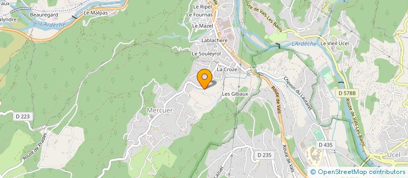 localisation de l'entreprise AGRIVALS à MERCUER