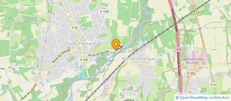 localisation de l'entreprise AGRIVE  CHAZAY-D'AZERGUES