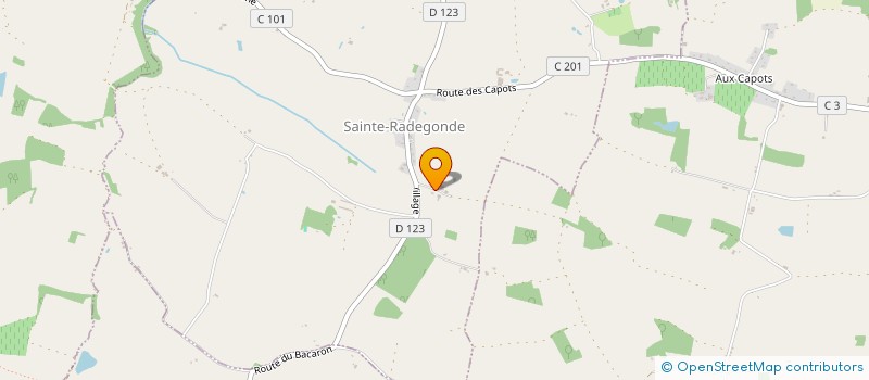 localisation de l'entreprise AGRIVERT  SAINTE-RADEGONDE