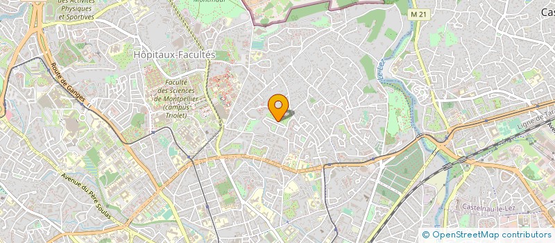 localisation de l'entreprise AGRIVERT SJ à MONTPELLIER
