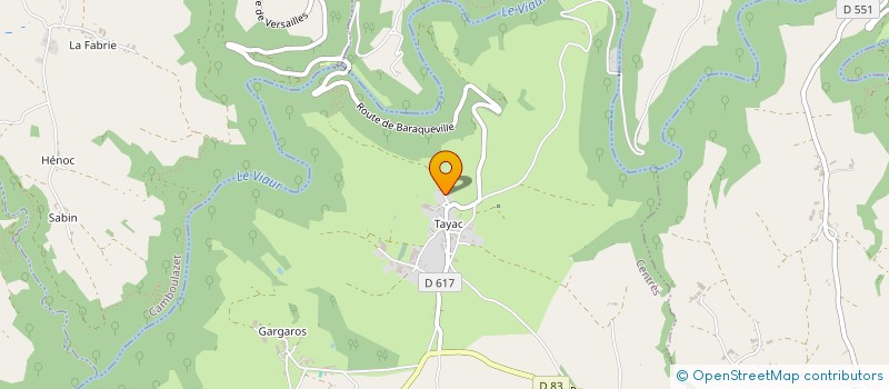 localisation de l'entreprise AGRIVIANDE  CASSAGNES-BEGONHES