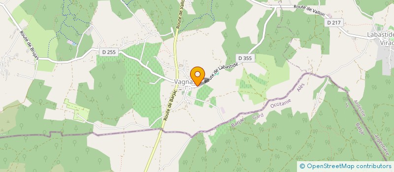 localisation de l'entreprise AGRIVIOUG  VAGNAS