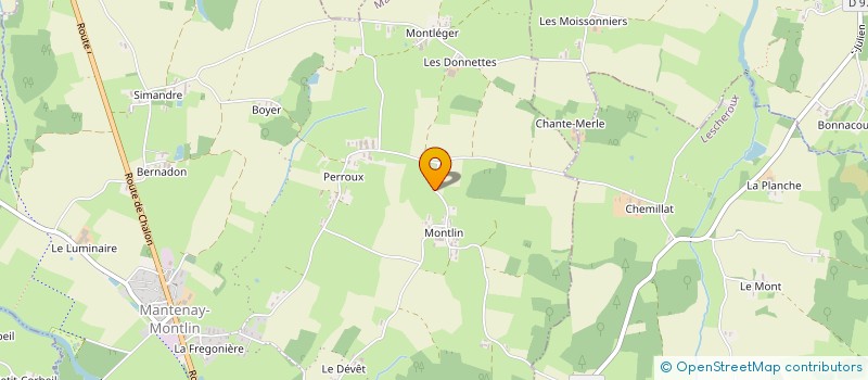 localisation de l'entreprise AGRIVITRE à MANTENAY-MONTLIN