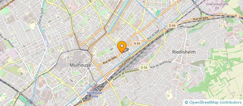 localisation de l'entreprise AGRIWEST  MULHOUSE