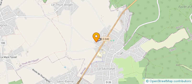 localisation de l'entreprise AGRM  LE THUIT DE L'OISON