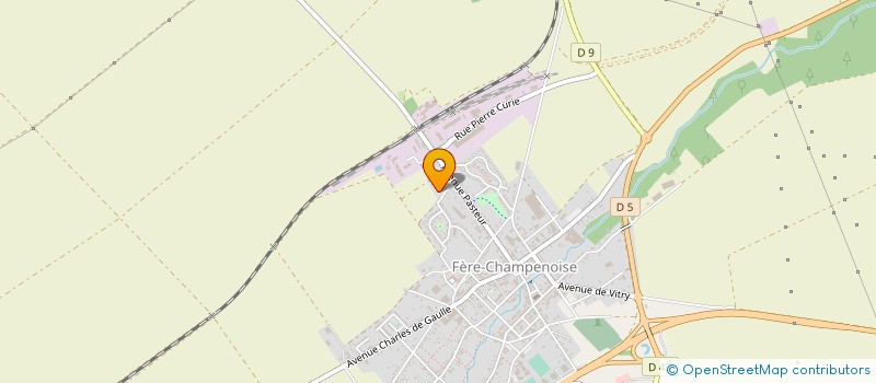 localisation de l'entreprise AGRO 3 D à FERE-CHAMPENOISE