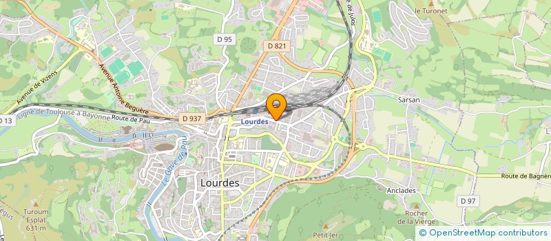 localisation de l'entreprise AGRO ALIMENTAIRE BARCOS ET COMPAGNIE à LOURDES