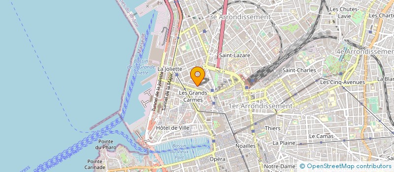 localisation de l'entreprise AGRO ALIMENTAIRE MEDITERRANEE à MARSEILLE