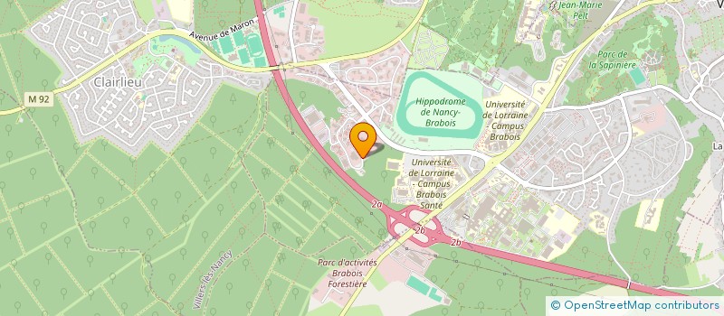 localisation de l'entreprise AGRO BIO  VANDUVRE-LES-NANCY