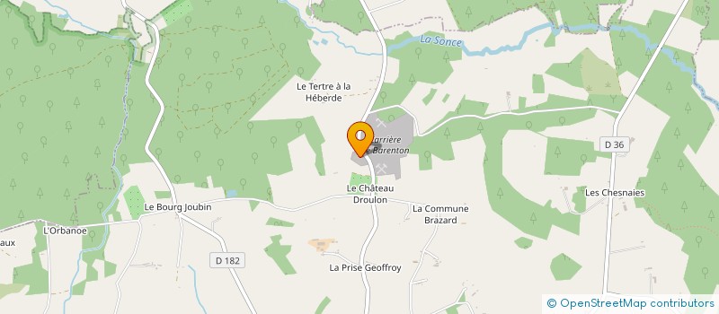 localisation de l'entreprise AGRO CHANVRE à BARENTON