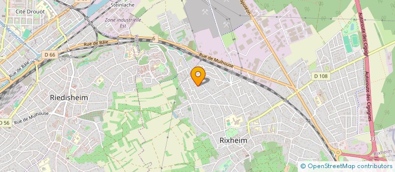 localisation de l'entreprise AGRO CONSEIL GEHAN  RIXHEIM