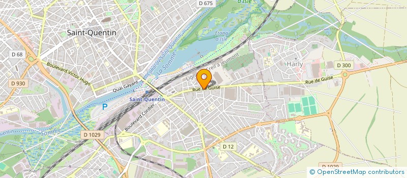 localisation de l'entreprise AGRO CONSEIL SA à SAINT-QUENTIN