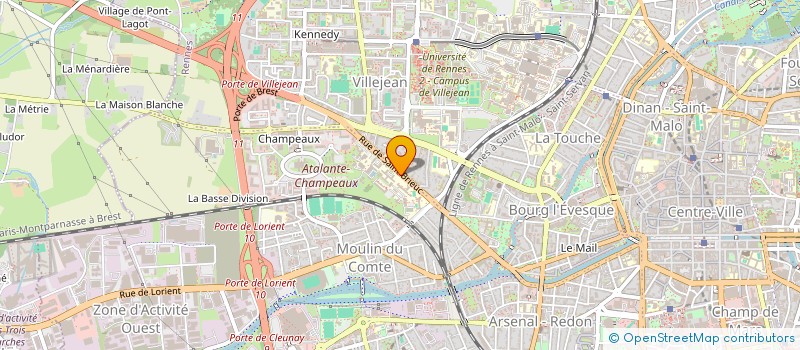 localisation de l'entreprise AGRO CONTACT à RENNES