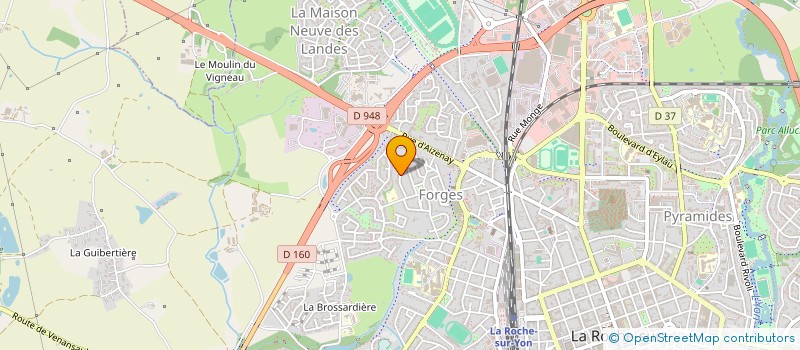 localisation de l'entreprise AGRO DESOSS SERVICE à LA ROCHE-SUR-YON