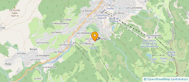 localisation de l'entreprise AGRO DEVELOPPEMENT CONSEIL à LES GETS
