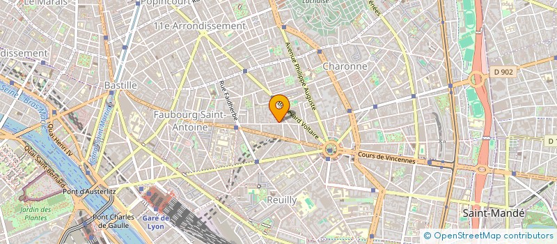 localisation de l'entreprise AGRO DISTRIBUTION à PARIS