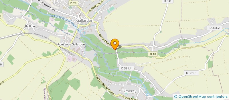 localisation de l'entreprise AGRO FARINES à BAILLEAU-ARMENONVILLE