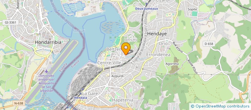 localisation de l'entreprise AGRO FISH TRAIDERS à HENDAYE