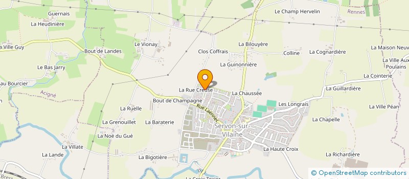 localisation de l'entreprise AGRO FOOD SERVICES  ACIGNE