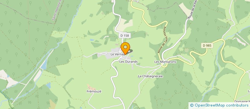 localisation de l'entreprise AGRO FORET à SEMELAY