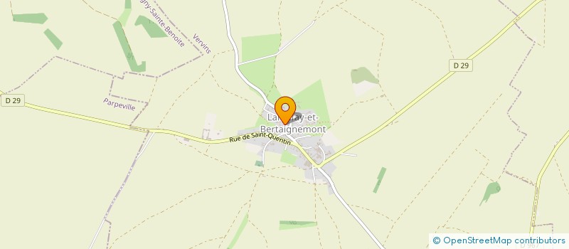 localisation de l'entreprise AGRO FOURRAGES  LANDIFAY-ET-BERTAIGNEMONT