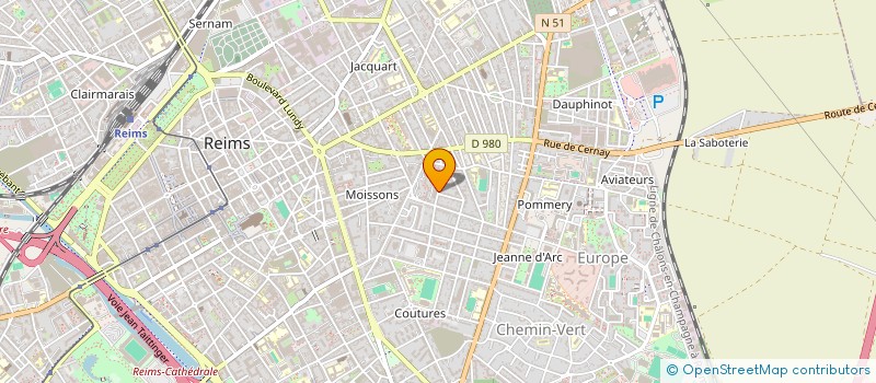 localisation de l'entreprise AGRO-FRANCE-PROMOTION à REIMS