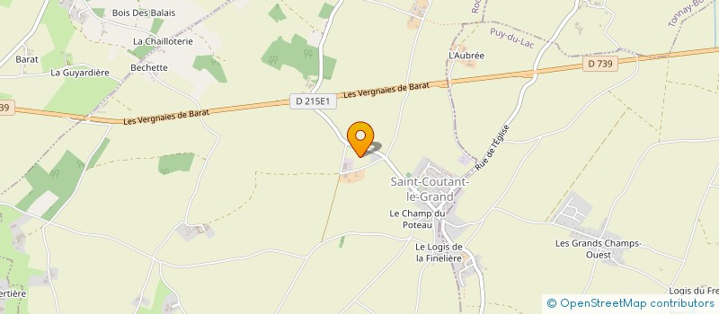 localisation de l'entreprise AGRO IMMO  SAINT-COUTANT-LE-GRAND