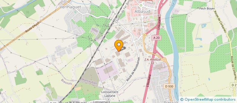 localisation de l'entreprise AGRO INGENIERIE TRAITEMENTS MANUTENTIONS  MONTAUBAN