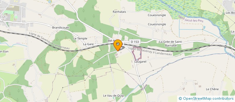 localisation de l'entreprise AGRO MARAIS à SAINT-JACUT-LES-PINS