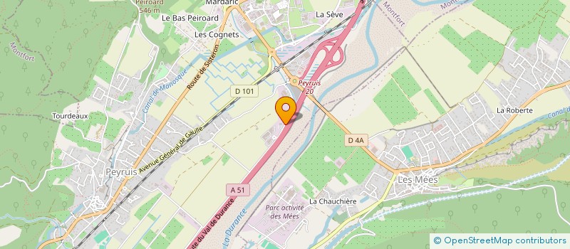 localisation de l'entreprise AGRO'NOVAE INDUSTRIE à PEYRUIS
