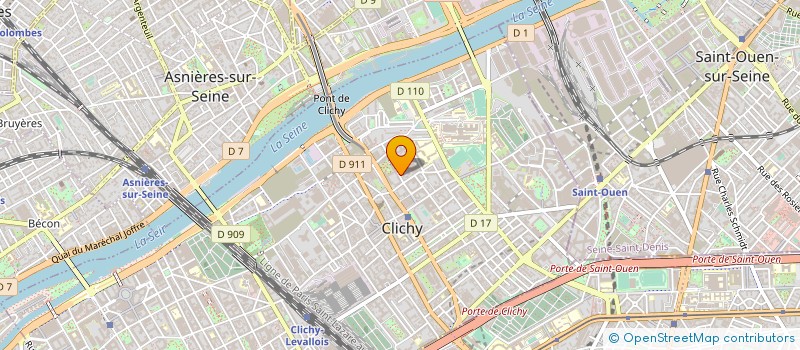 localisation de l'entreprise AGRO PARTNER à CLICHY