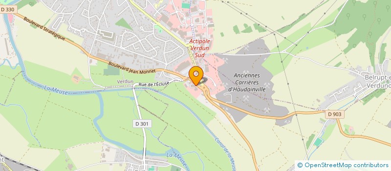localisation de l'entreprise AGRO RENT à VERDUN