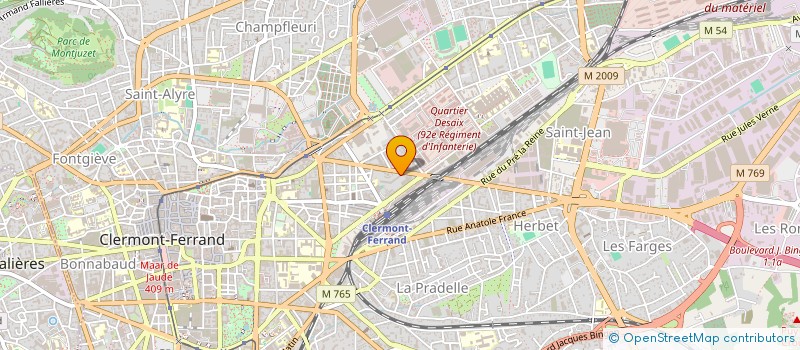 localisation de l'entreprise AGRO RESINE  PONT-DU-CHATEAU