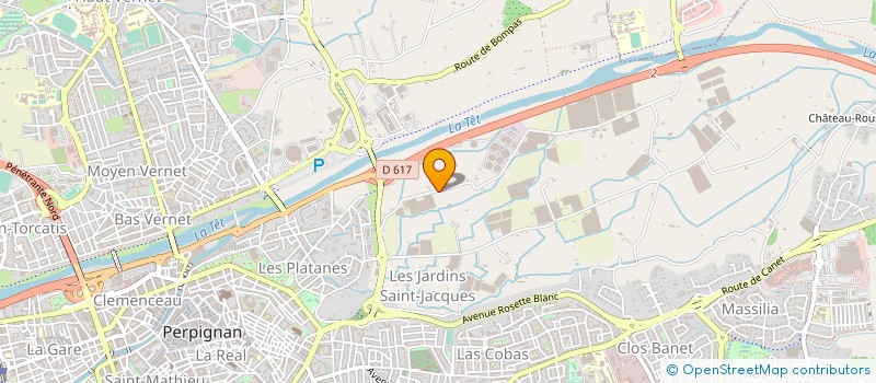 localisation de l'entreprise AGRO ROSSELLO à PERPIGNAN