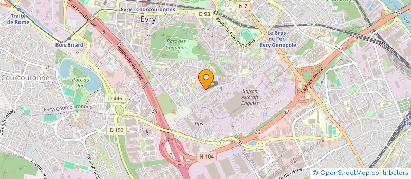 localisation de l'entreprise AGRO-SAIN IMPORT  EVRY-COURCOURONNES