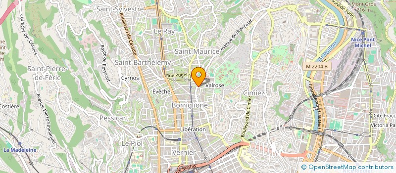 localisation de l'entreprise AGRO SUD  NICE
