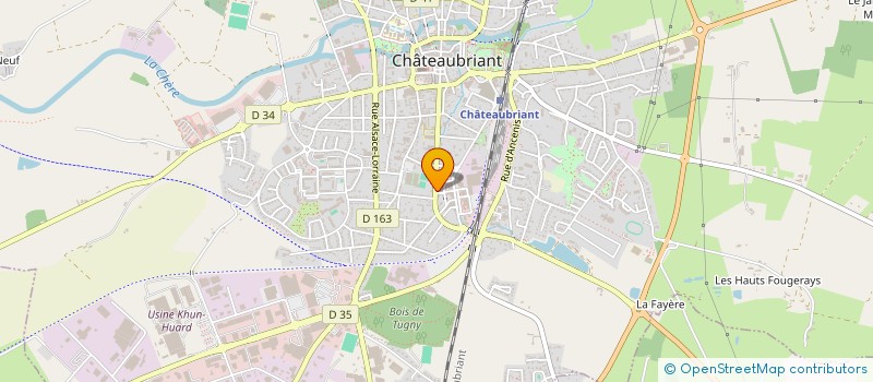 localisation de l'entreprise AGRO SYNERGIES PARTENAIRES à CHATEAUBRIANT
