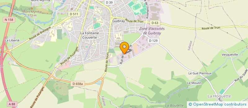 localisation de l'entreprise AGRO SYSTEMES à FALAISE