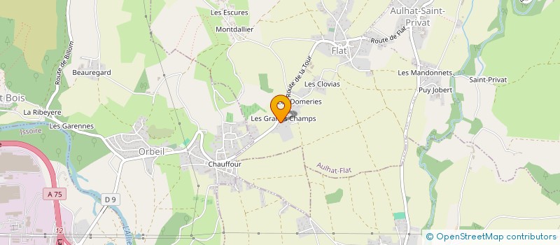 localisation de l'entreprise AGRO WORLD  ISSOIRE