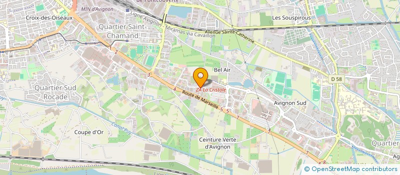 localisation de l'entreprise AGROAXESS  AVIGNON